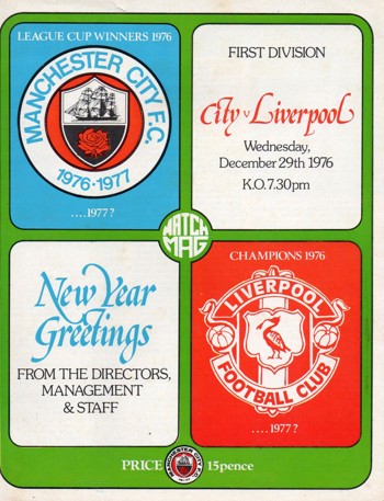 Match programme